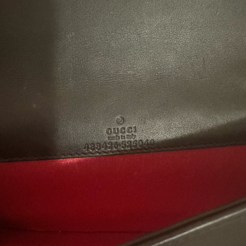 Gucci GG Marmont Chain Flap Bag Matelasse Velvet Mini - Picture 6 of 6